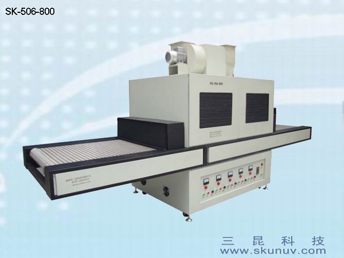 五组灯UV机塑胶、五金外壳全方位UV油漆固化SK-